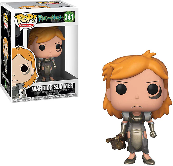 Pop Animation 3.75 Inch Action Figure Rick And Morty - Warrior Summer #341