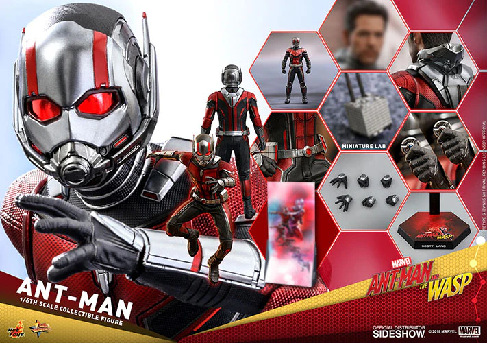 Ant-Man and the Wasp 12 Inch Action Figure Movie Masterpiece 1/6 Scale Series - Ant-Man Hot Toys 903697 - Image 2