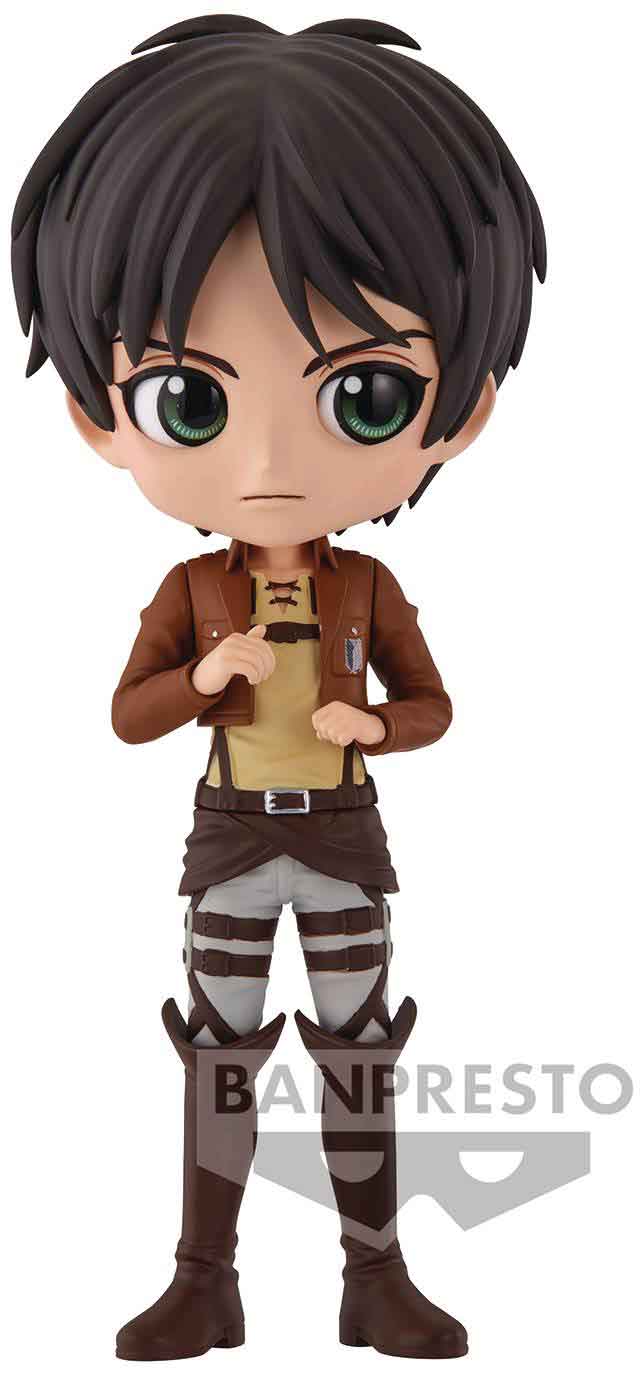 Attack On Titan 5 Inch Static Figure Q-Posket - Eren Yeager V2 Ver B - Image 2