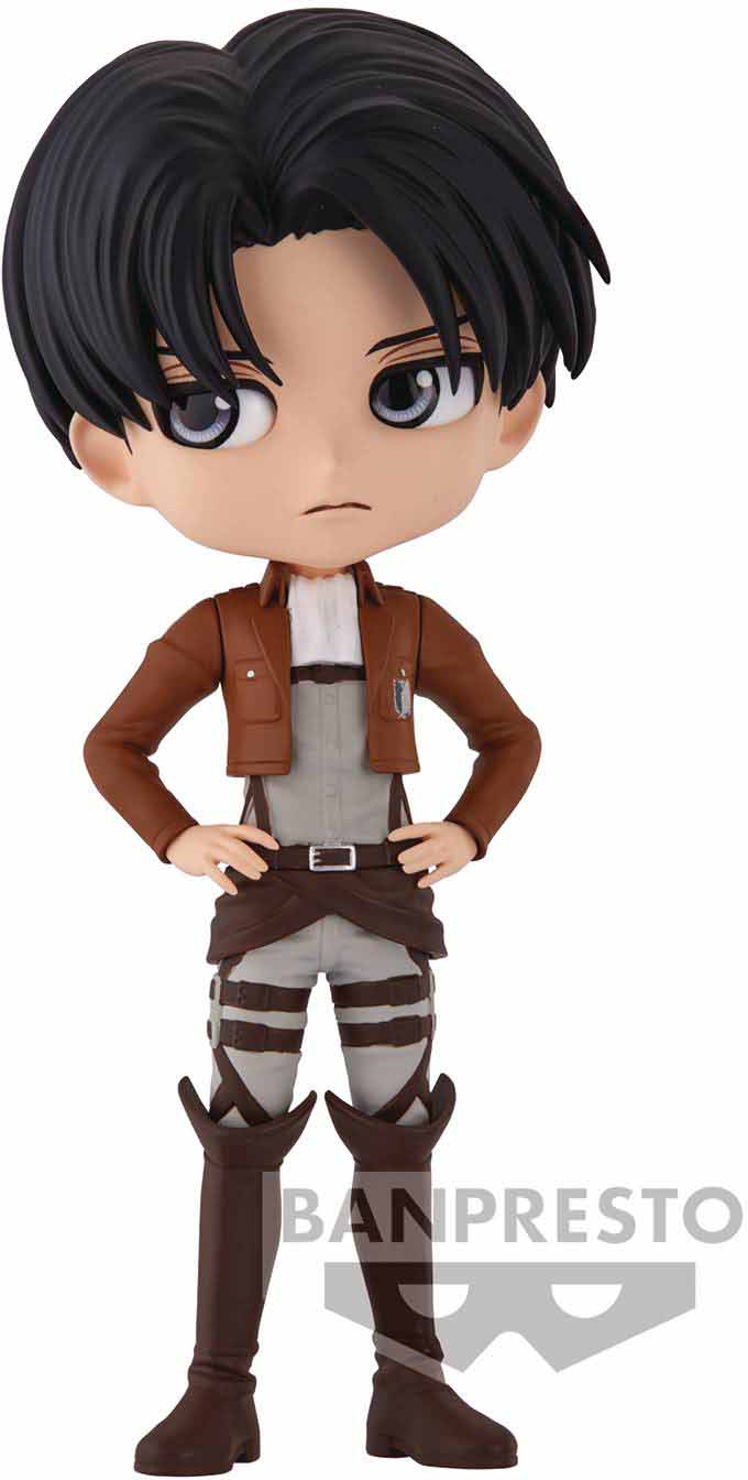 Attack On Titan 5 Inch Static Figure Q-Posket - Levi V2 Version B - Image 2