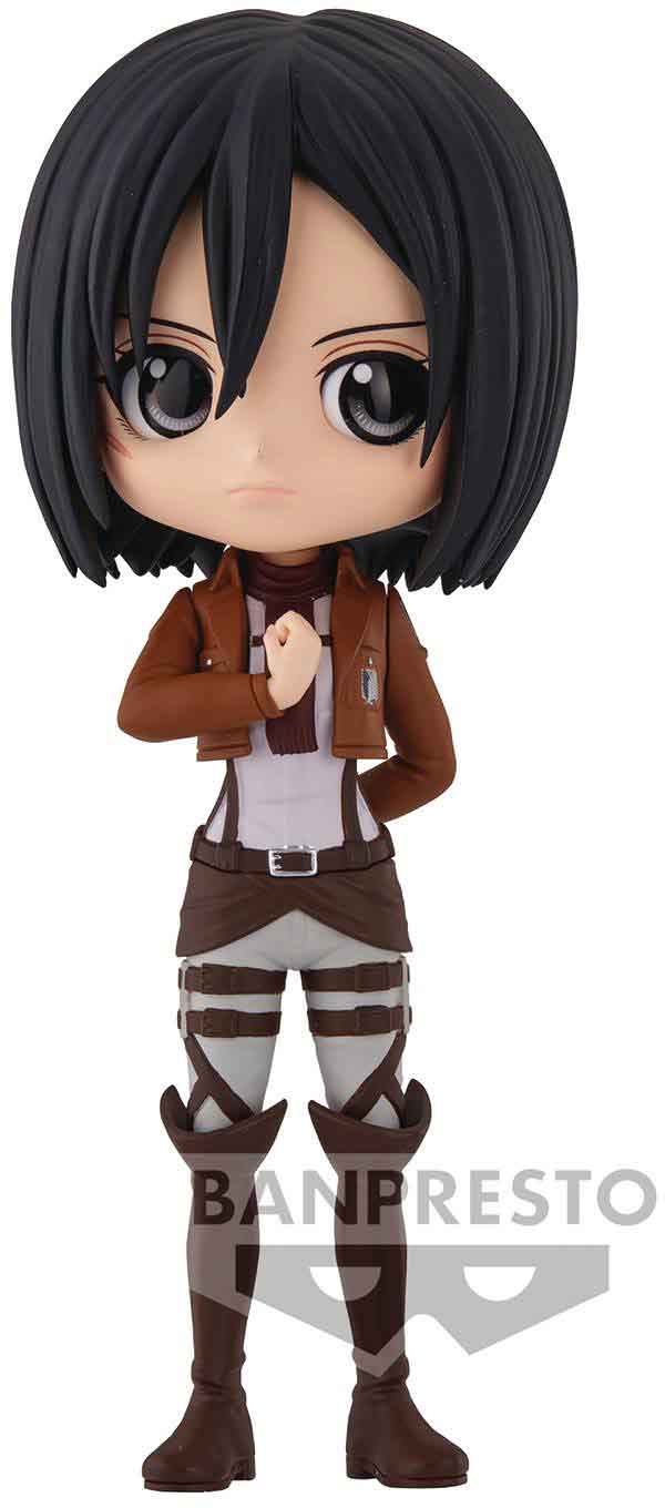 Attack On Titan 5 Inch Static Figure Q-Posket - Mikasa Ackerman Ver A - Image 2