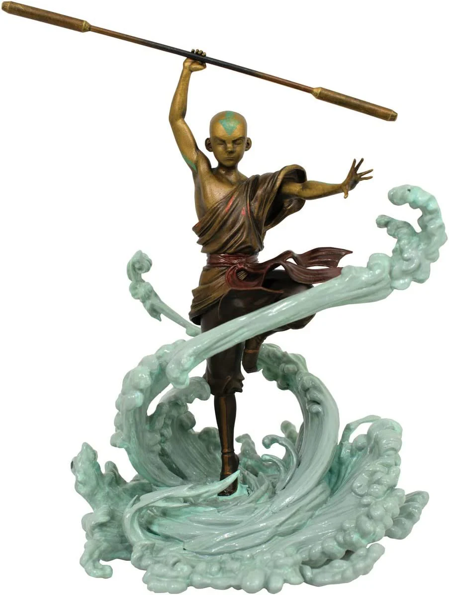Avatar The Last Airbender Gallery 12 Inch Statue Figure SDCC Exclusive - Bronze Aang