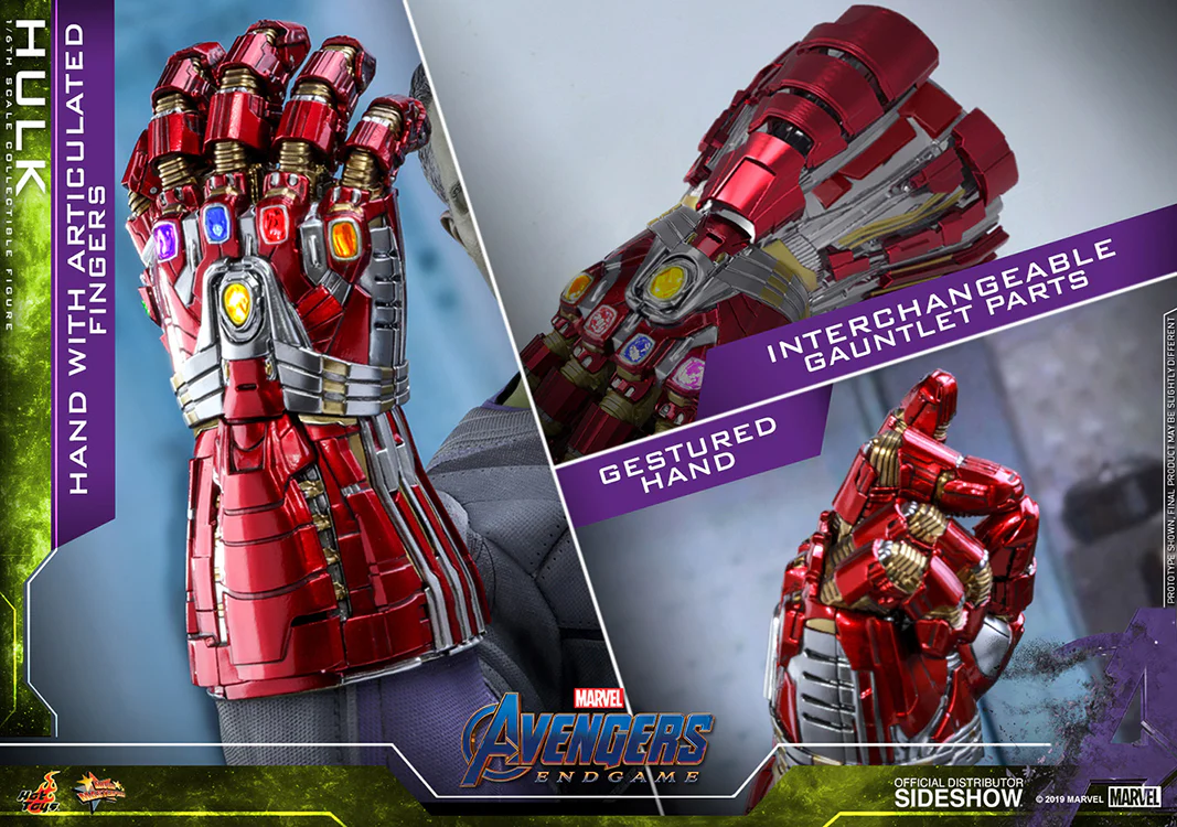 Avengers Endgame 15 Inch Action Figure 1/6 Scale Series - Hulk Hot Toys 904922 - Image 3