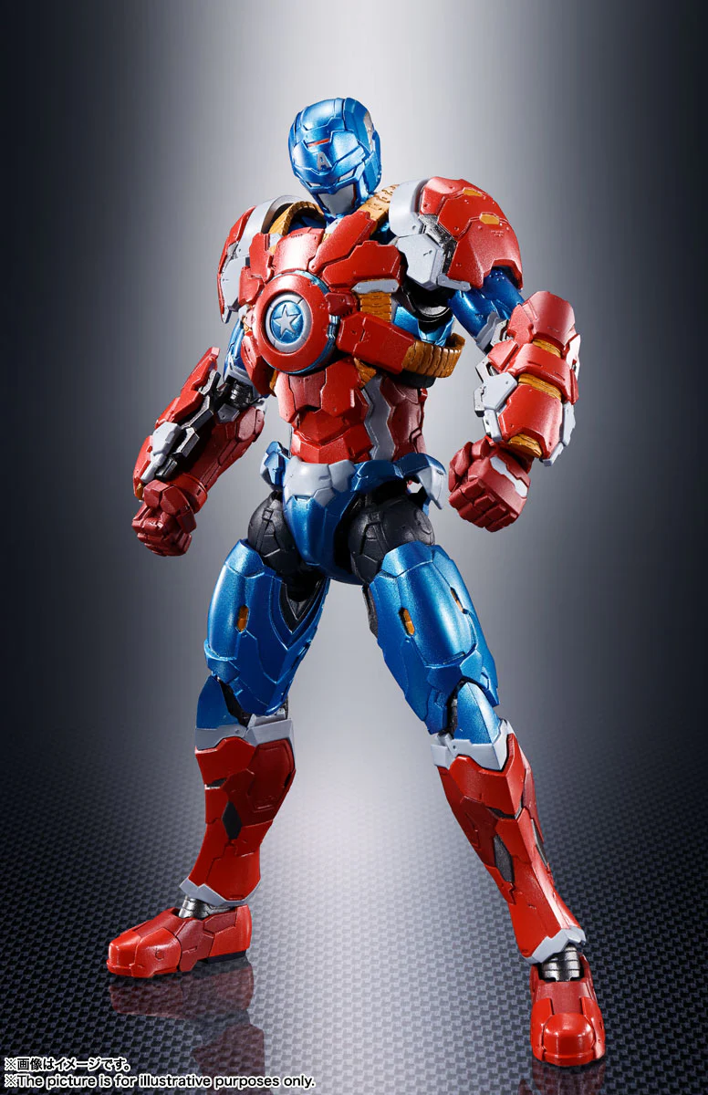 Avengers 6 Inch Action Figure S.H. Figuarts - Captain America Tech-On - Image 2