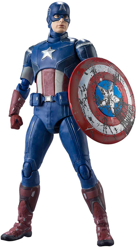 Avengers 6 Inch Action Figure S.H.Figuarts - Captain America Avengers Assemble - Image 3