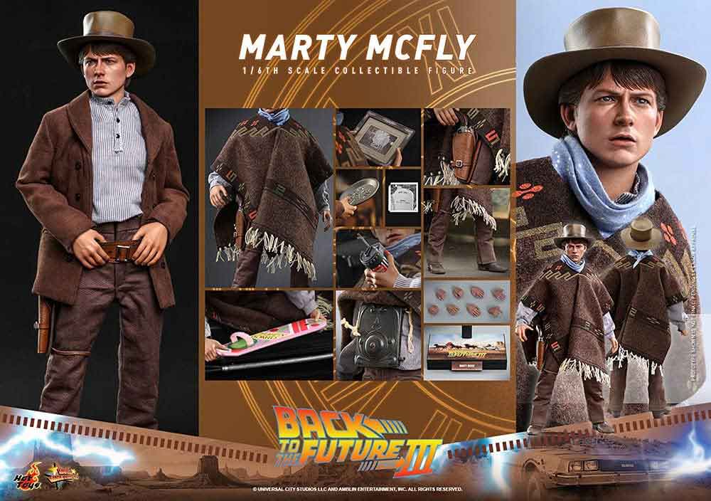 Back To The Future 12 Inch Action Figure 1/6 Scale - Western Marty McFly - Image 2