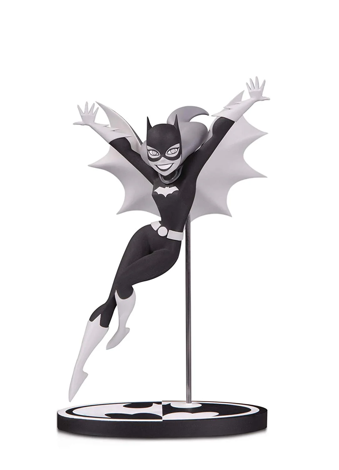 Batman Black & White 7 Inch Statue Figure - Batgirl By Bruce Timm - Image 2
