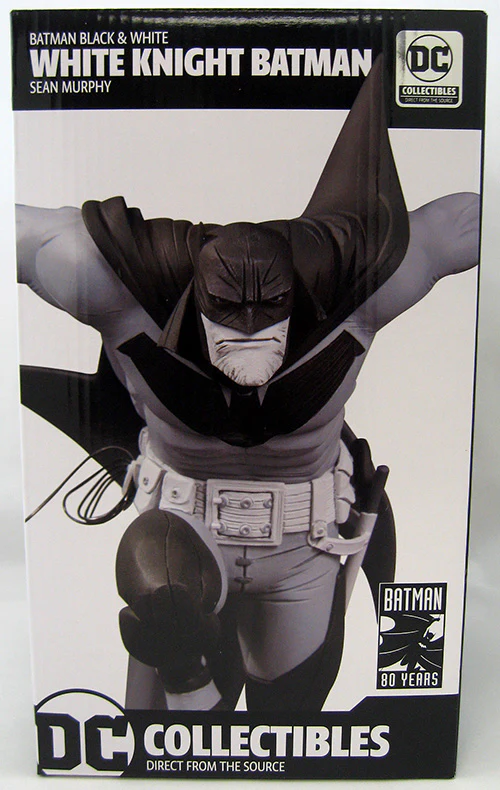 Batman Black & White 8 Inch Statue Figure - White Knight Batman by Sean Murphy - Image 2