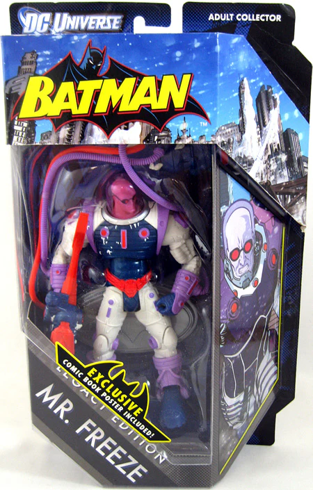 Batman Legacy 6 Inch Action Figure Wave 1 - Silver Age Mr. Freeze (Shelf Wear Packaging)