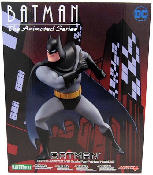 Batman The Animated Series 7 Inch Statue Model Kit ArtFx+ Pre-Painted Model Kit - Batman - Image 2