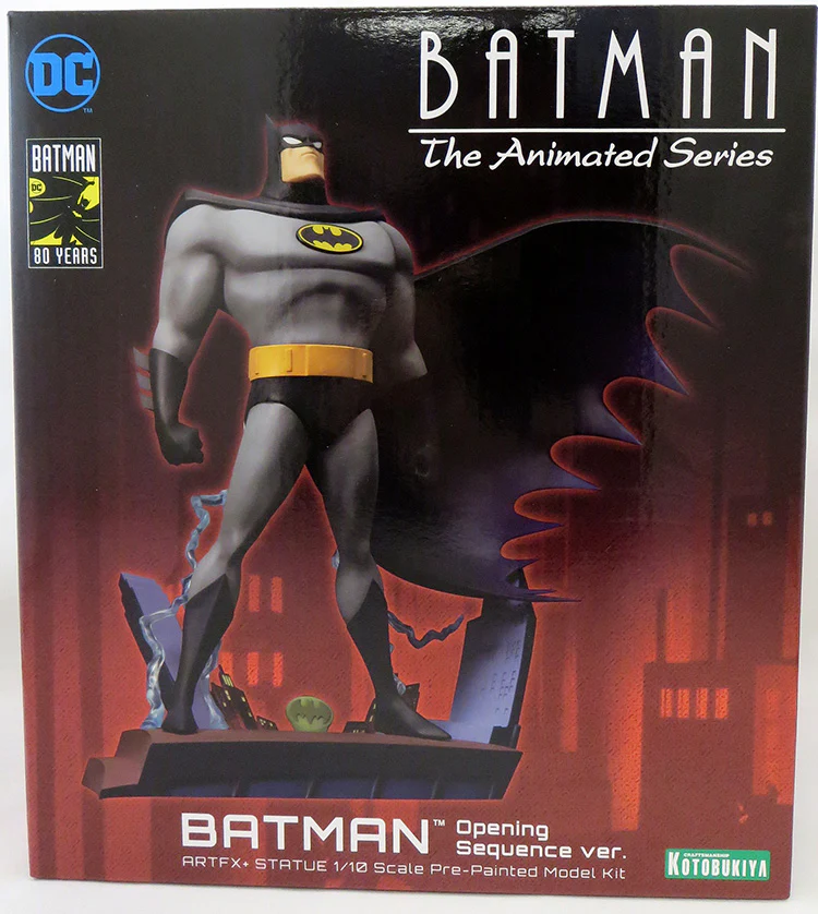 Batman The Animated Series 8 Inch Statue Figure ArtFX+ - Batman Opening Version - Image 2