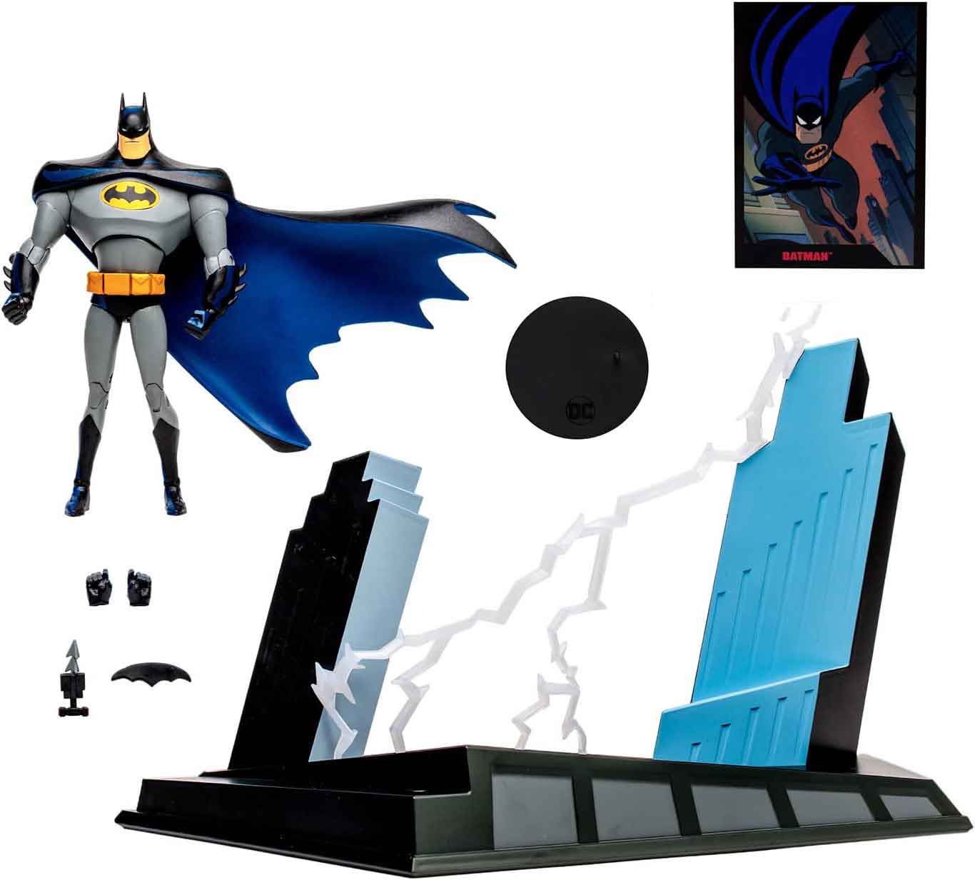 Batman The Animated Series 7 Inch Action Figure Box Set Exclusive - Batman Gold Label - Image 2