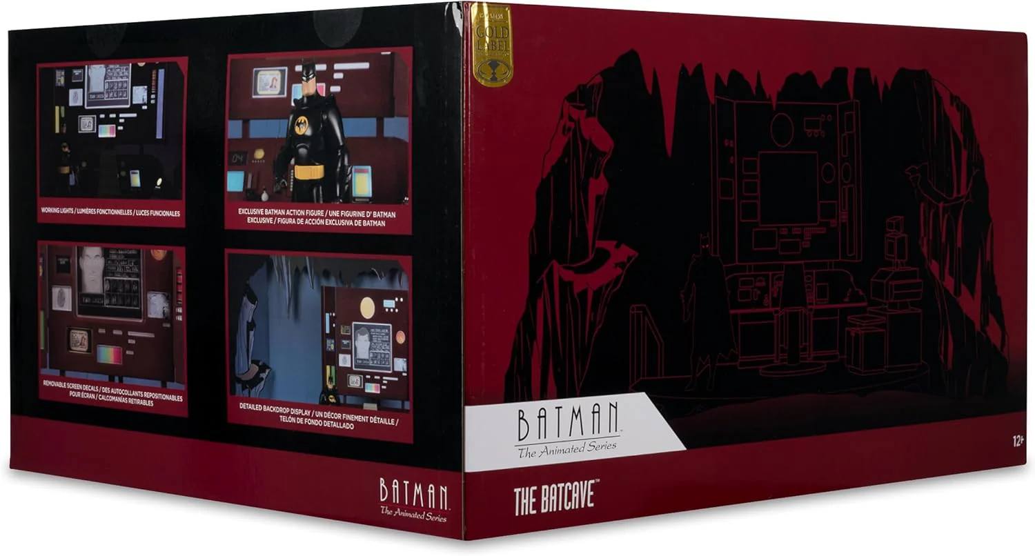 Batman The Animated Series 6 Inch Scale Playset Exclusive - The Batcave Playset Gold Label - Image 3