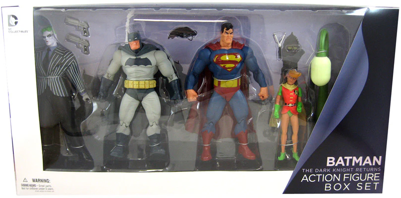 Batman The Dark Knight Returns 6 Inch Action Figure Box Set Series - Dark Knight Returns 4-Pack 1st Edition No Red Sticker