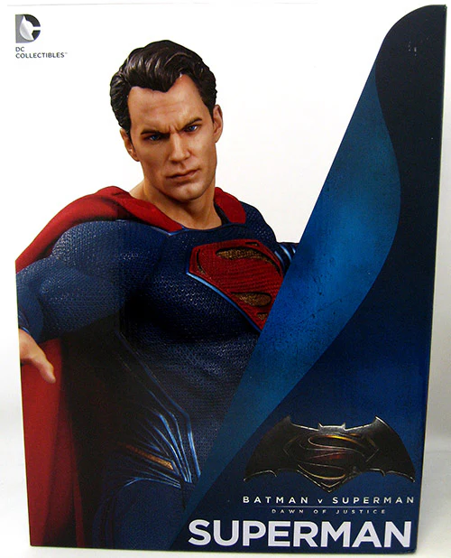 Batman VS Superman Dawn of Justice 10 Inch Statue Figure - Superman (Shelf Wear Packaging) - Image 2