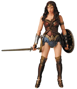 Batman vs Superman Dawn of Justice 6 Inch Action Figure MAFEX Series - Wonder Woman (Shelf Wear Packaging) - Image 2