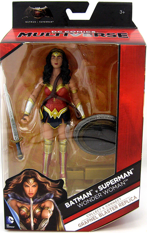 DC Comics Multiverse 6 Inch Action Figure Grapnel Blaster Series - Batman V Superman Wonder Woman #3 of 8 (Sub-Standard Packaging)