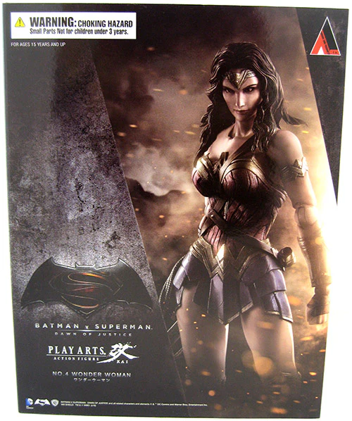 Batman VS Superman Dawn Of Justice 10 Inch Action Figure Play Arts Kai - Wonder Woman (Shelf Wear Packaging) - Image 2