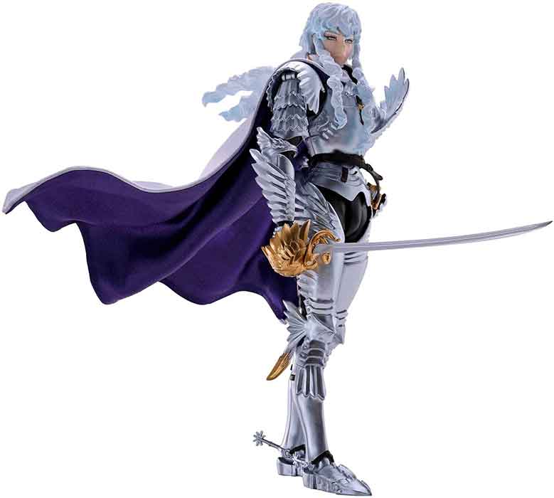 Berserk 6 Inch Action Figure S.H. Figuarts - Griffith Hawk Of Light - Image 2