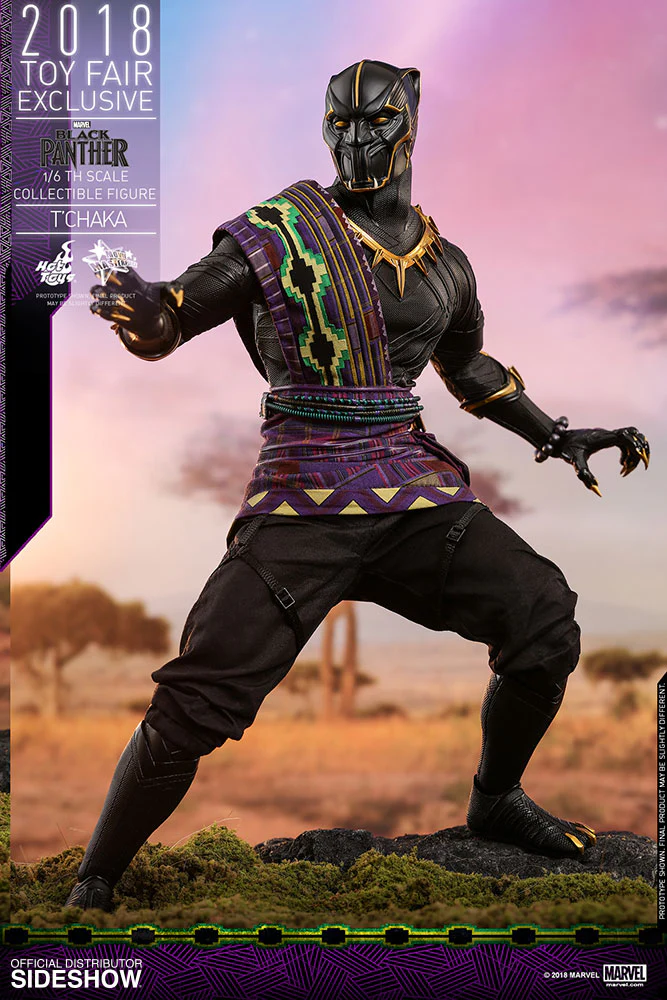 Black Panther 12 Inch Action Figure Movie Masterpiece 1/6 Series - T’Chaka Hot Toys 903623 - Image 2