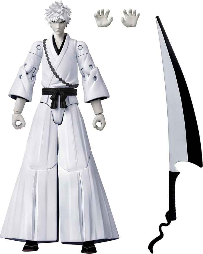 Bleach 6 Inch Action Figure Anime Heroes - White Ichigo - Image 2