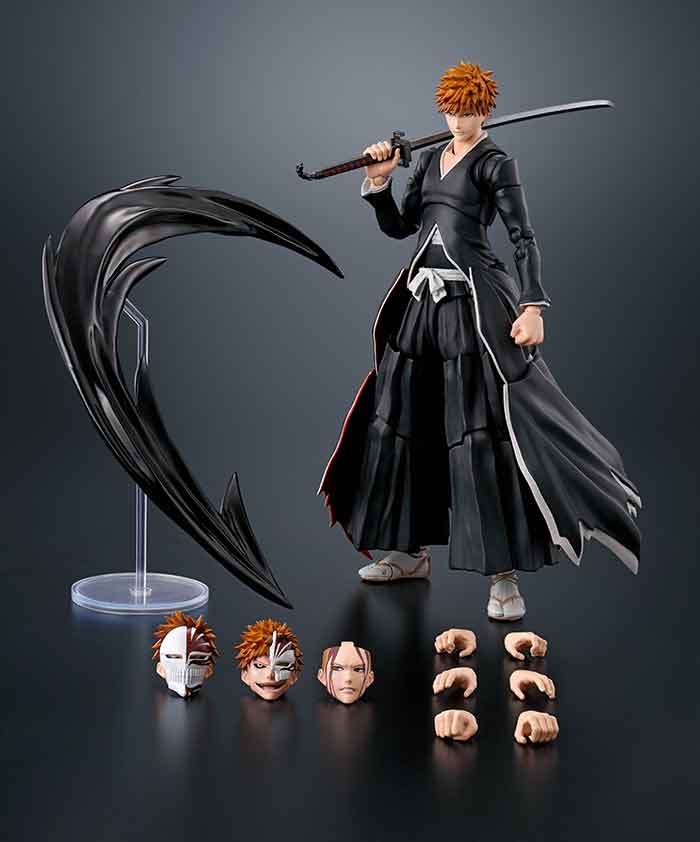 Bleach 6 Inch Action Figure S.H. Figuarts - Ichigo Kurosaki Getsugatensho - Image 2