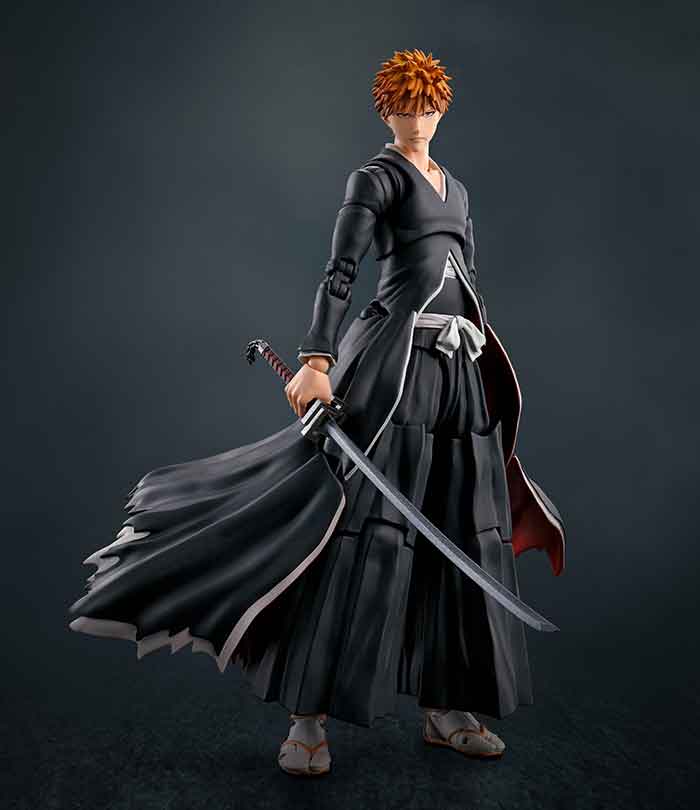 Bleach 6 Inch Action Figure S.H. Figuarts - Ichigo Kurosaki Getsugatensho - Image 3