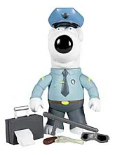 Family Guy Series 5 6" Figure: Brian as McGriffin (Sub-Standard Packaging) - Image 2