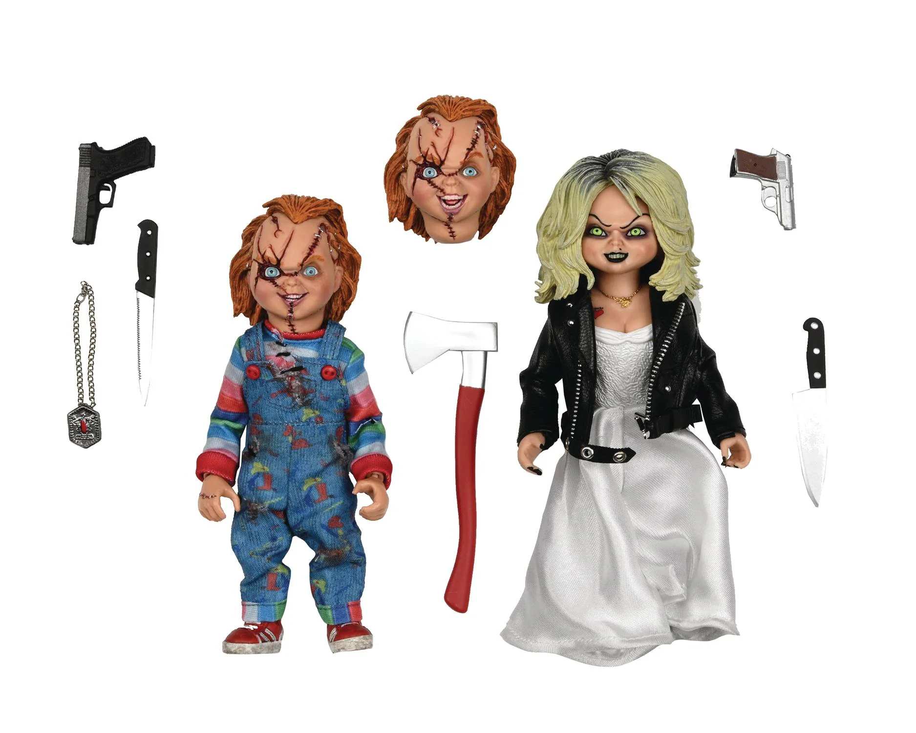 Bride of Chucky 5 Inch Action Figure Clothed Series - Tiffany and Chucky - Image 2