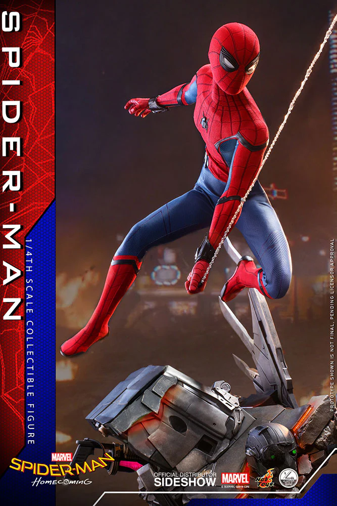 Spider-Man Homecoming 17 Inch Action Figure 1/4 Scale Series - Spider-Man Hot Toys 905037 - Image 2