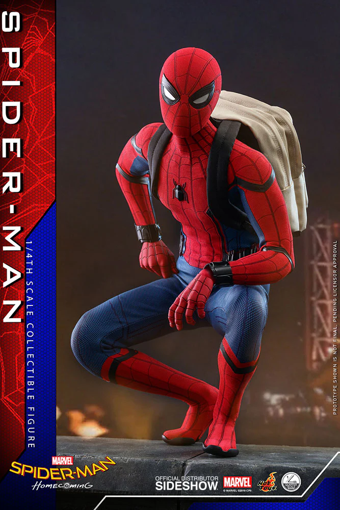Spider-Man Homecoming 17 Inch Action Figure 1/4 Scale Series - Spider-Man Hot Toys 905037 - Image 3