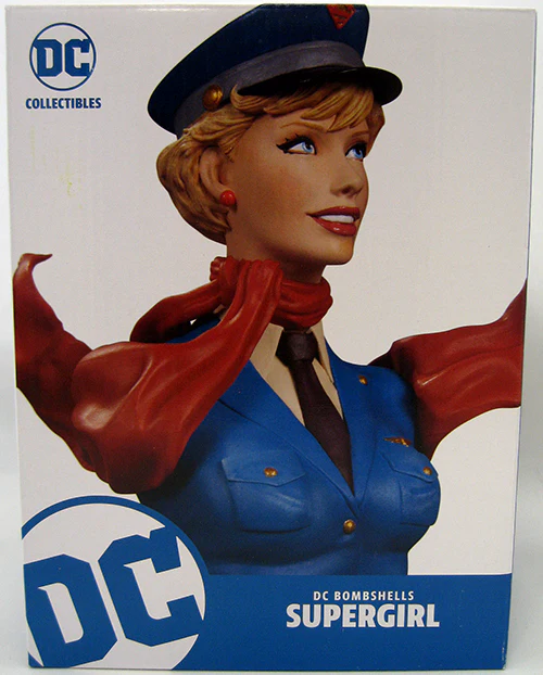DC Comics Bombshells 7 Inch Bust Statue - Supergirl Bust - Image 2