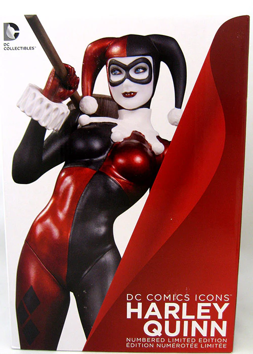 DC Comics Icons 9 Inch Statue Figure - Harley Quinn - Image 2