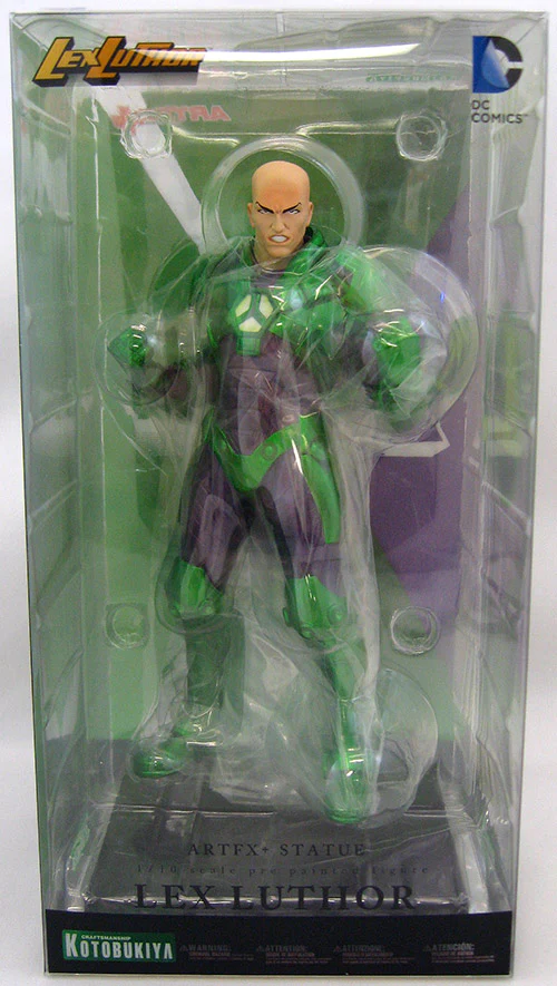DC Coolectible 8 Inch Statue Figure ArtFX+ Series - Lex Luthor (Sub-Standard Packaging) - Image 2