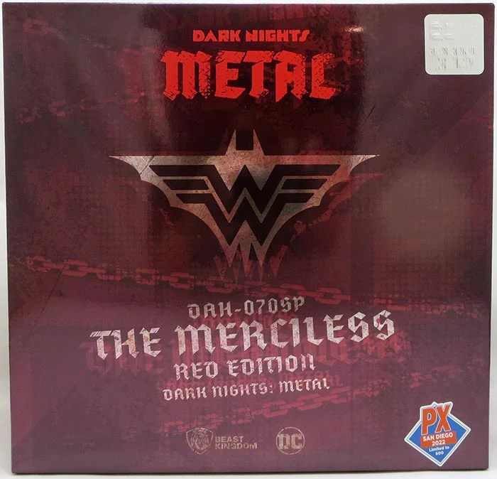 DC Dark Nights Metal DAH 7 Inch Action Figure SDCC Exclusive - Batman The Merciless Special Red Edition - Image 3