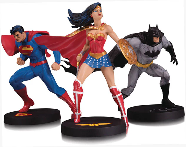 DC Designer Series 7 Inch Statue Figure Jim Lee - Trinity 3-Pack - Image 2