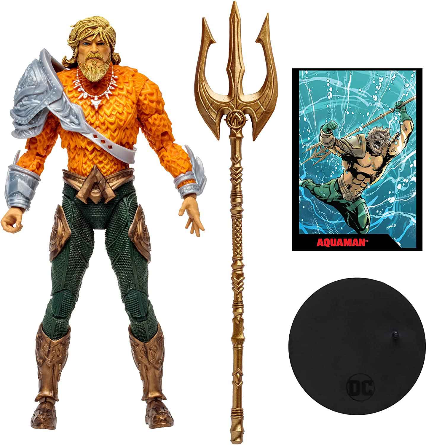 DC Direct Comic 7 Inch Action Figure Aquaman Wave 3 - Aquaman - Image 2