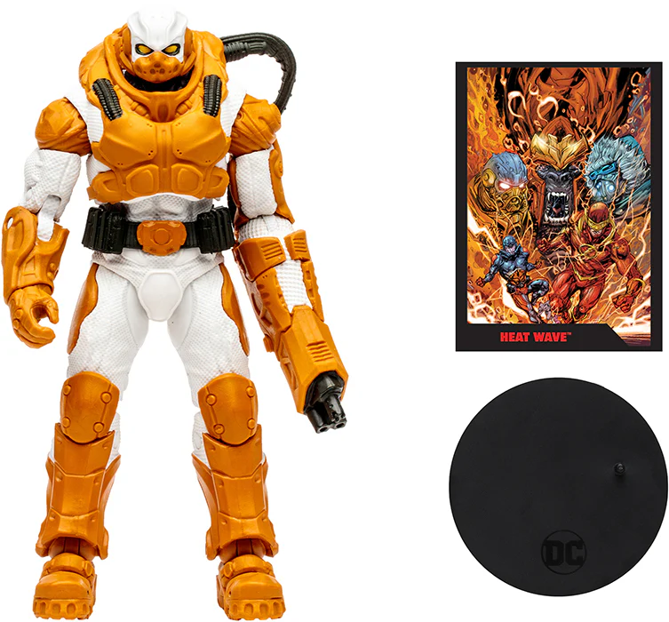 DC Direct Comic 7 Inch Action Figure The Flash Wave 2 - Heatwave - Image 2