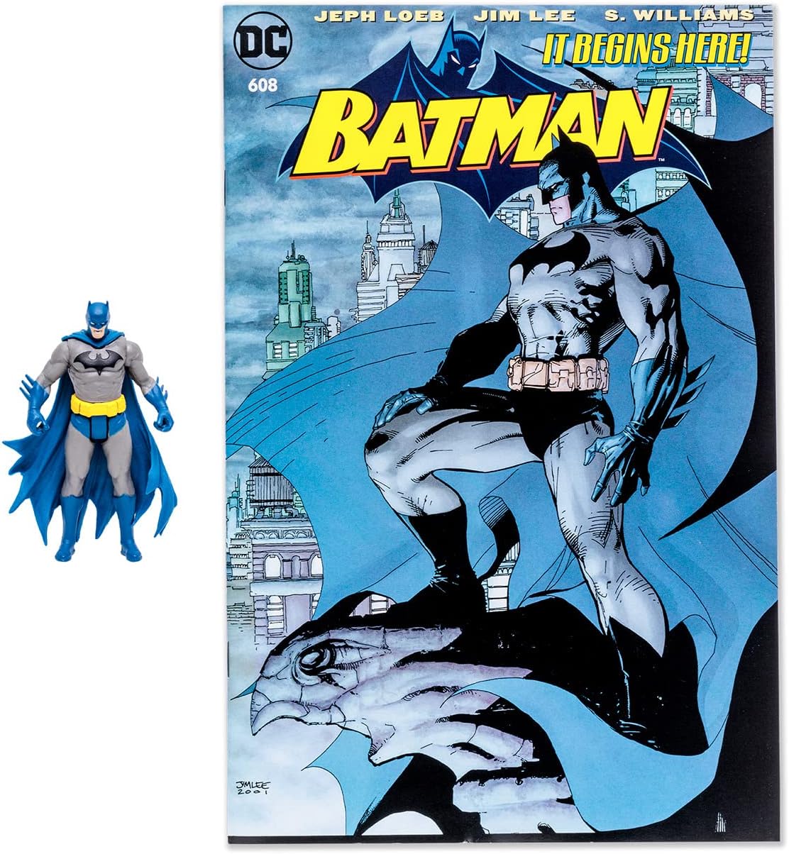 DC Direct Comics 3 Inch Action Figure Hush Wave 1 - Batman - Image 2