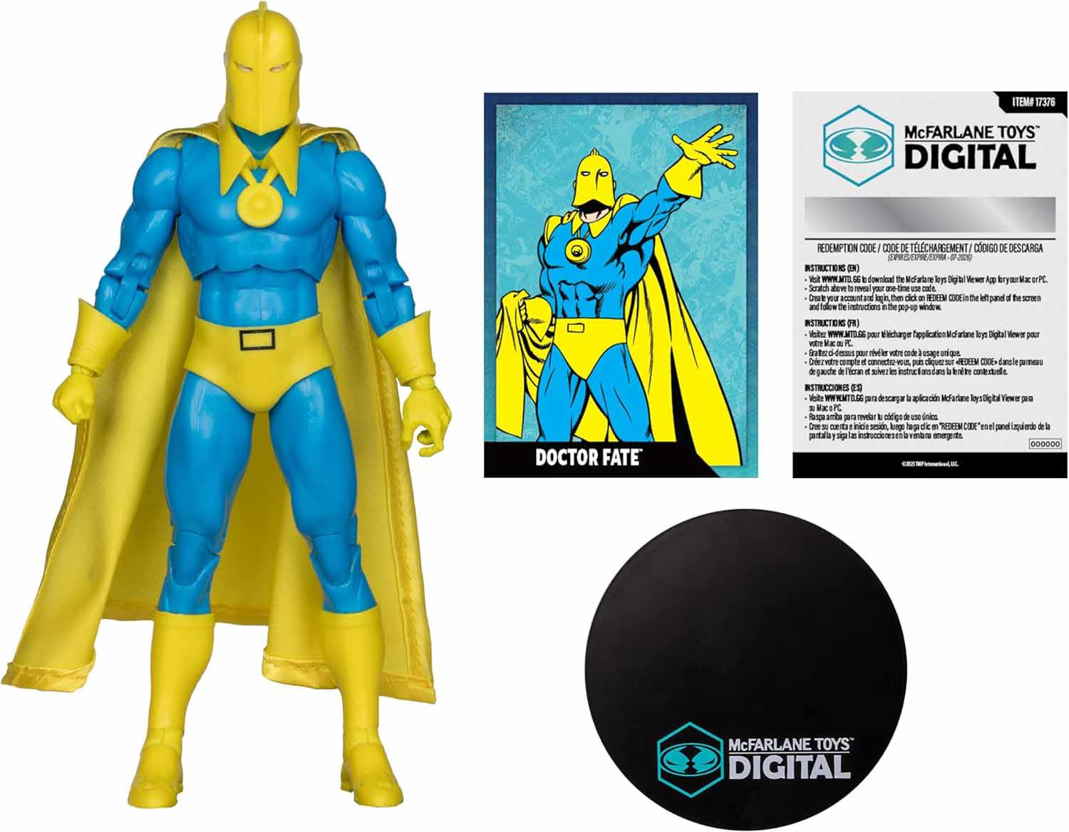 DC Direct Digital DC The Silver Age 7 Inch Action Figure - Doctor Fate - Image 2