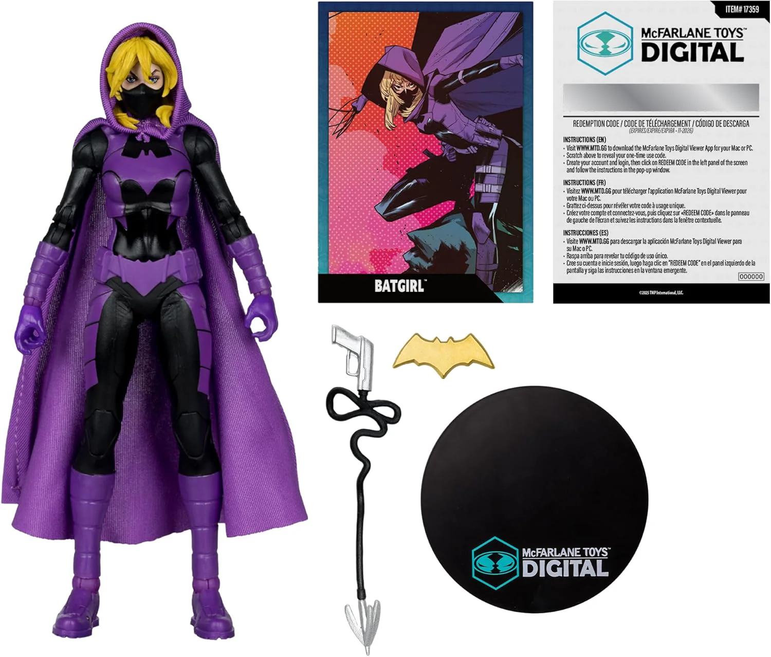 DC Direct Digital 7 Inch Action Figure Wave 5 - Batgirl (Stephanie Brown) - Image 2