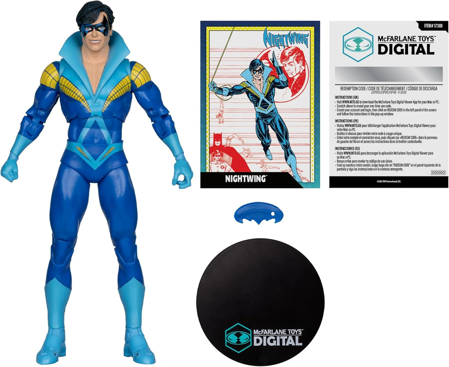 DC Direct Digital 7 Inch Action Figure Wave 5 - Nightwing (Teen Titans) - Image 2