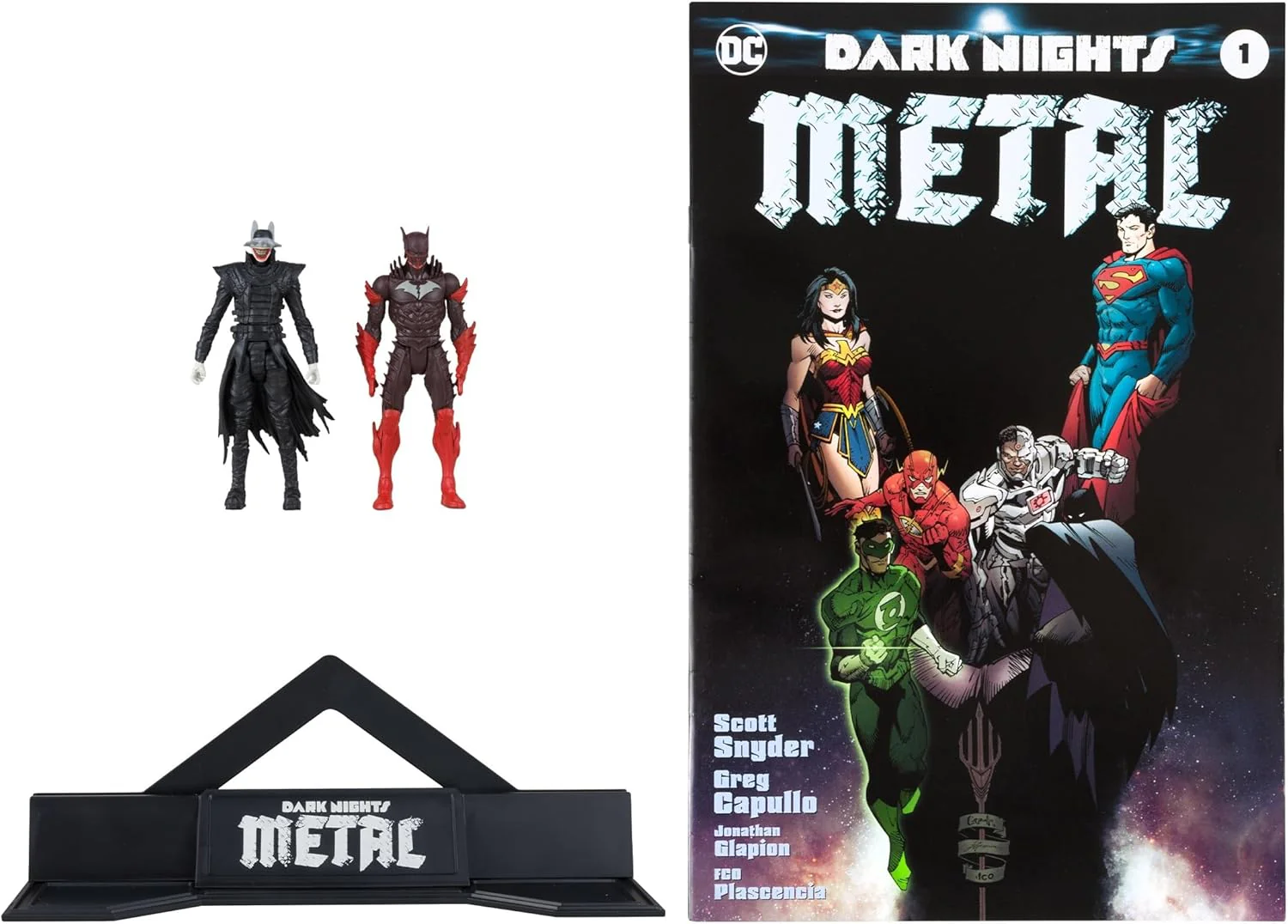 DC Direct 3 Inch Action Figure Page Punchers 2-Pack - Batman Who Laughs & Red Death - Image 2