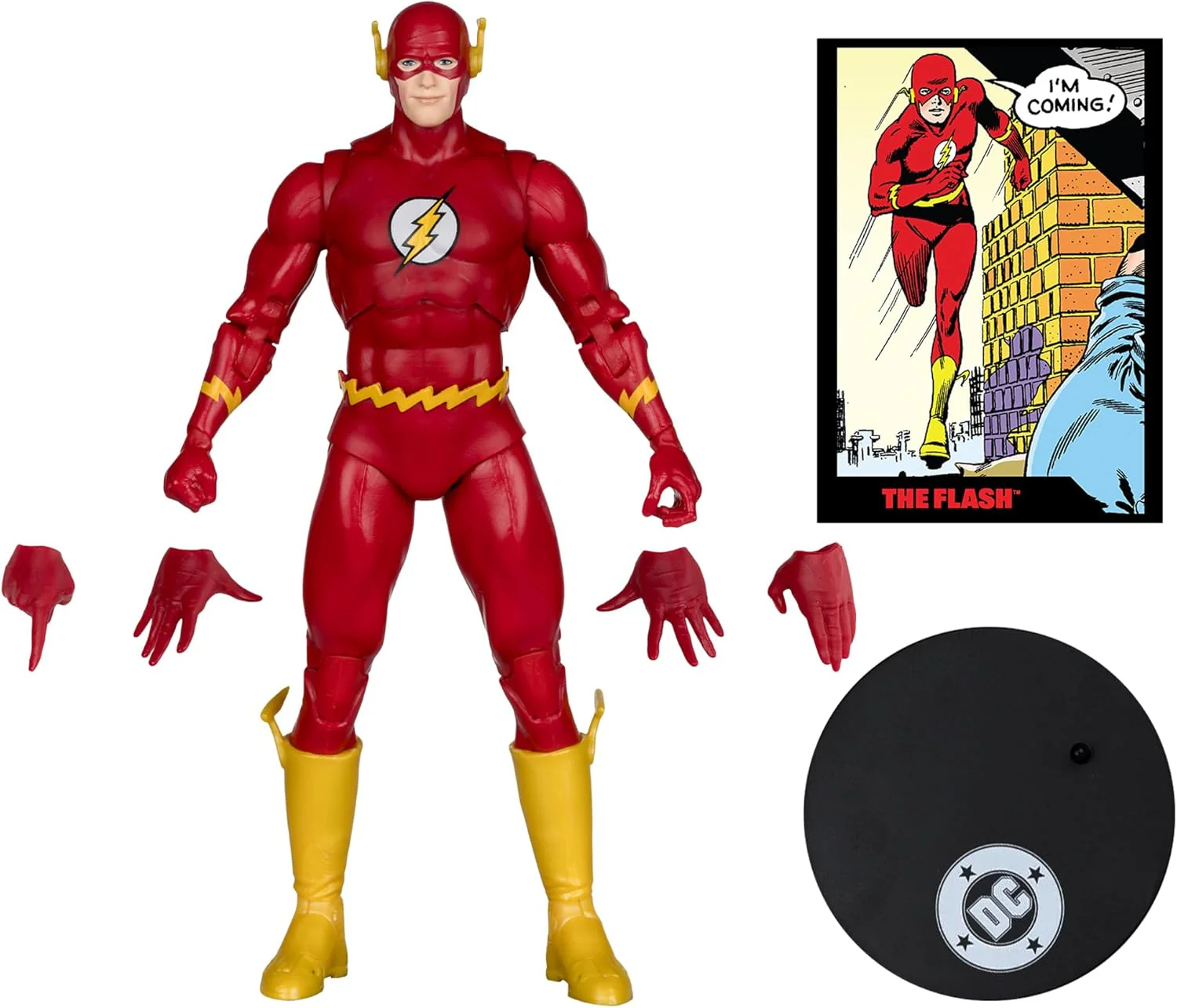 DC Direct The Flash #123 7 Inch Action Figure Page Punchers - The Flash Barry Allen - Image 2
