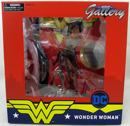 DC Gallery 9 Inch Statue Figure Wonder Woman - Metal Wonder Woman - Image 2