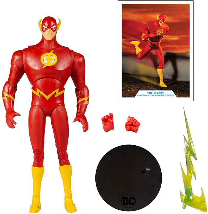 DC Multiverse Animated Series 7 Inch Action Figure - The Flash (Sub-Standard Packaging) - Image 2