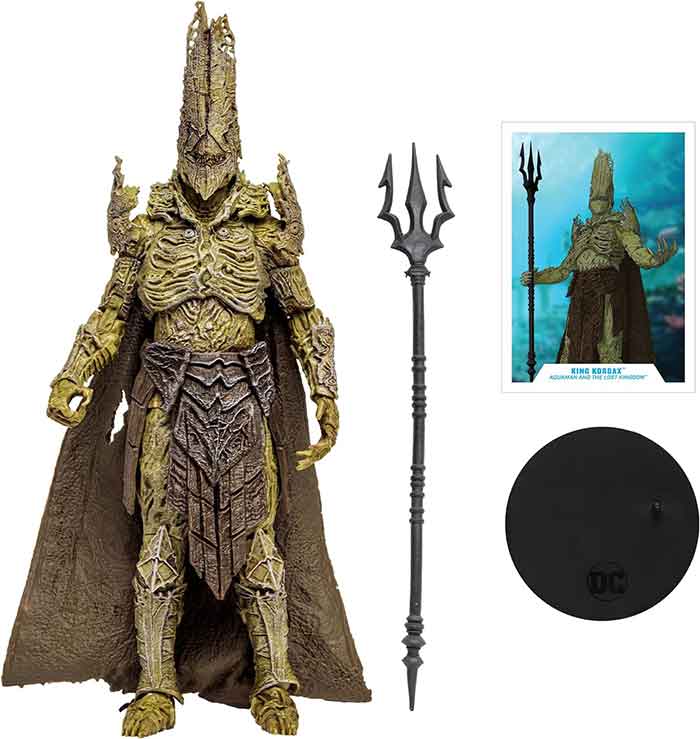 DC Multiverse Aquaman And The Lost Kingdom 7 Inch Action Figure Series 1 - King Kordax - Image 2