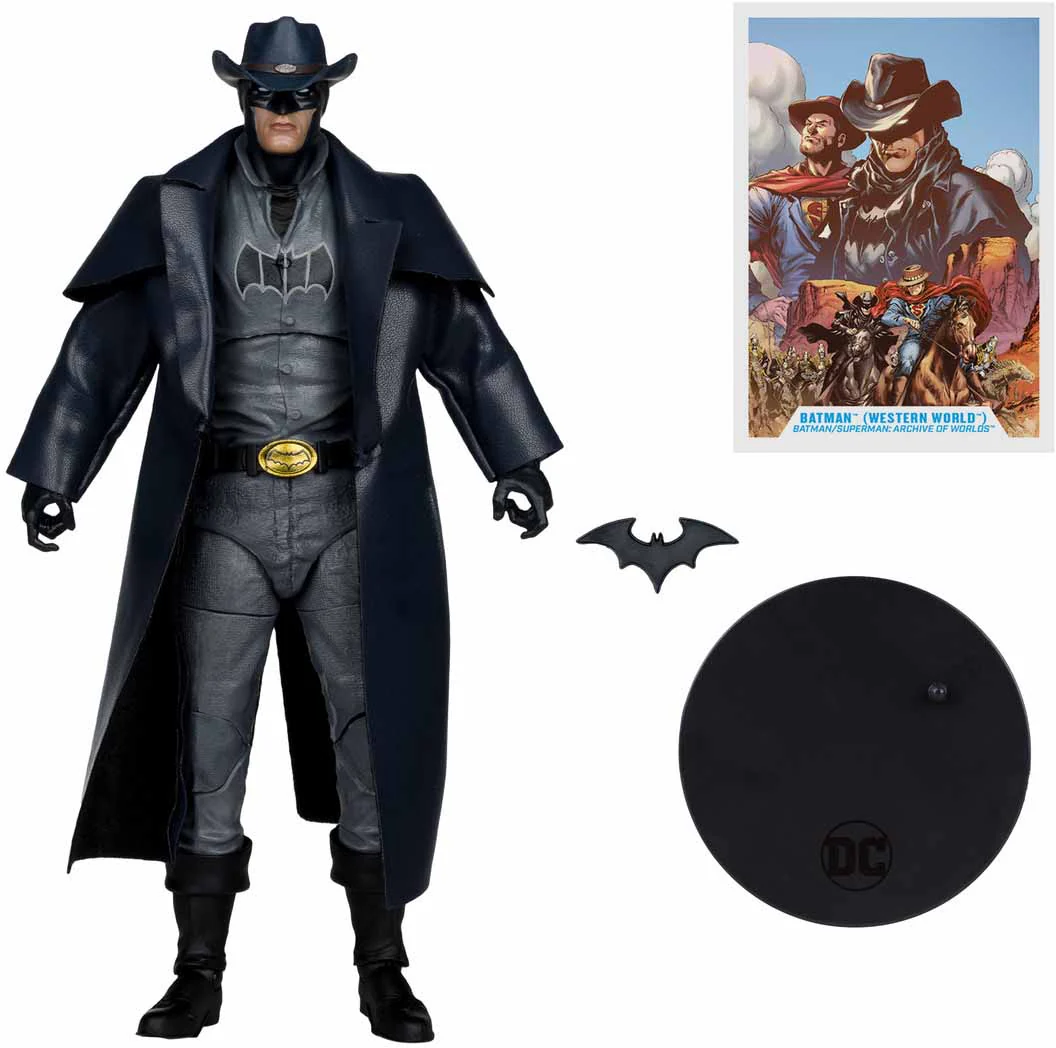 DC Multiverse Archive of Worlds 7 Inch Action Figure - Batman (Western World) - Image 2