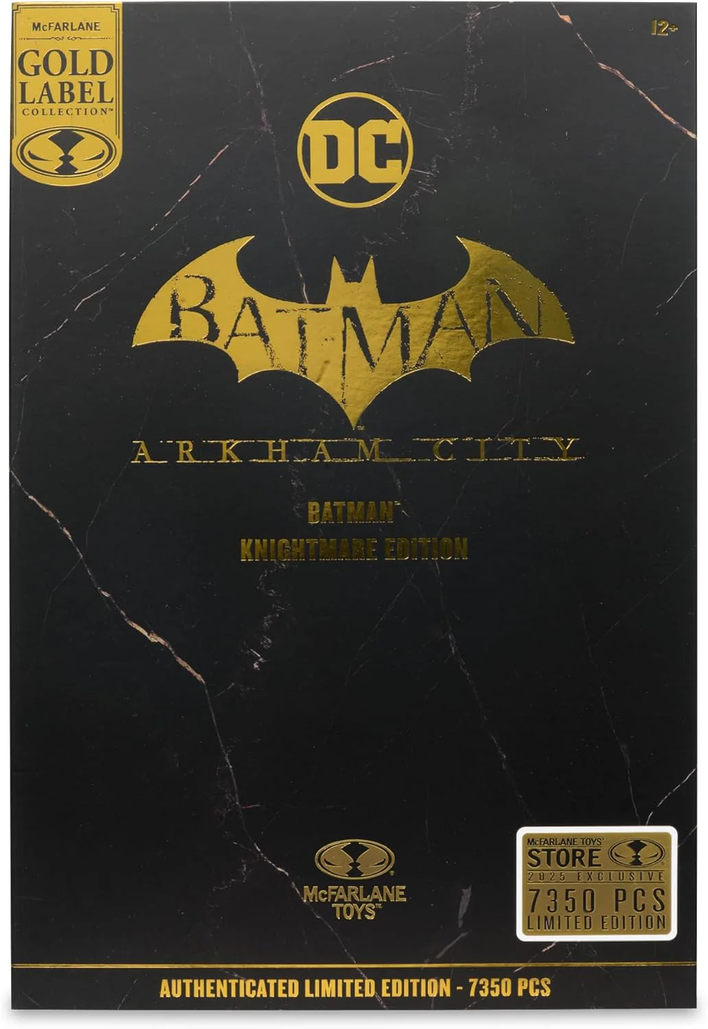 DC Multiverse Arkham City 7 Inch Action Figure Exclusive - Batman Knightmare Edition Gold Label - Image 3