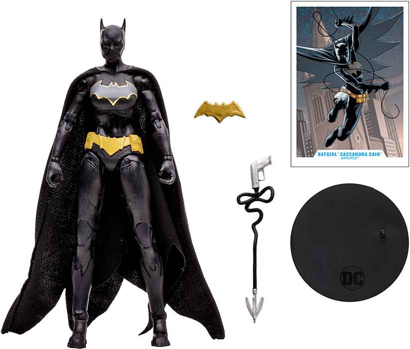 DC Multiverse Batgirls 7 Inch Action Figure Exclusive - Batgirl Cassandra Cain Gold Label - Image 2